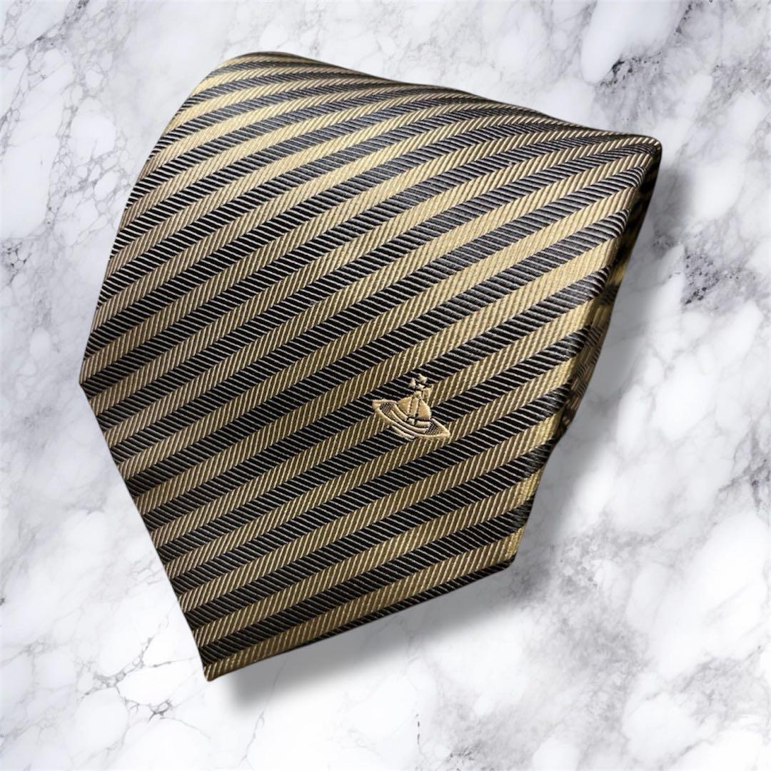 Vivienne Westwood ストライプネクタイ オーブ