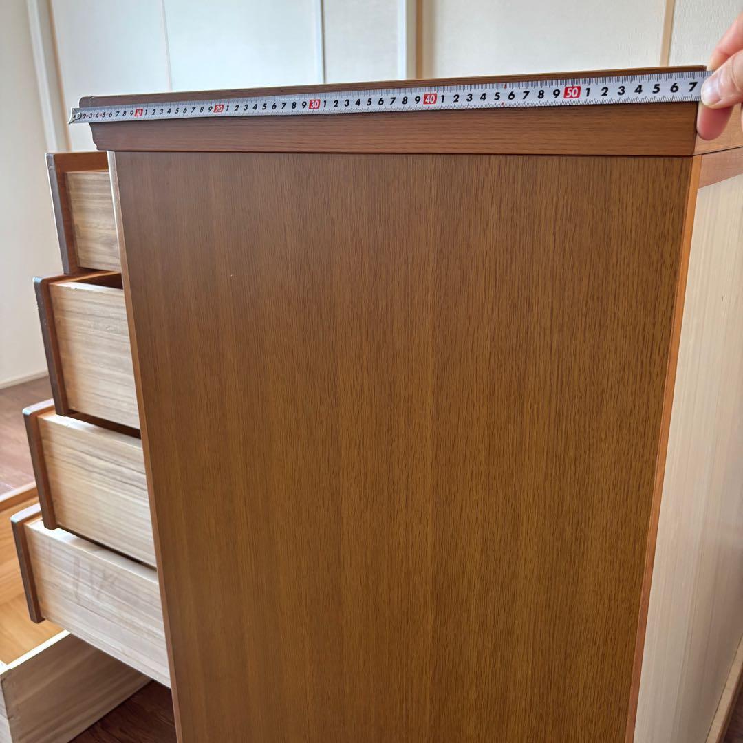 5段チェスト　送料込み　木製タンス