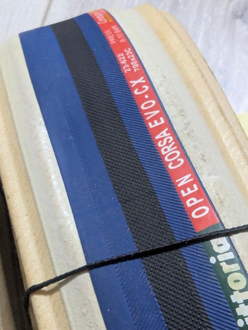 Vittoria オープンコルサ EVO CX 23c 290TPI 青白2本