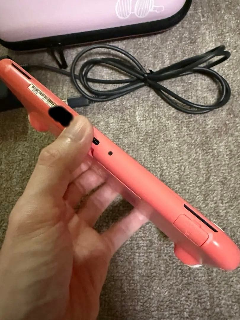 Nintendo Switch Lite コーラル 本体、キャリングケース付き