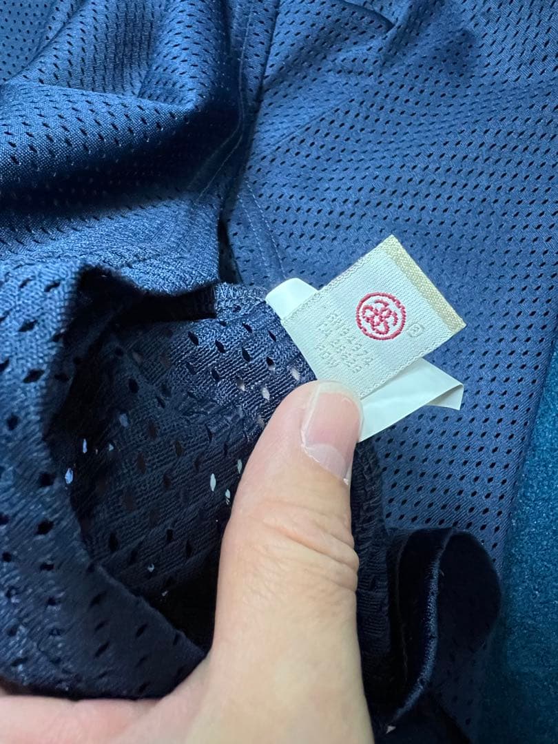 マカマカ STUSSY ステューシー　ネイビー ベースボールシャツ　L