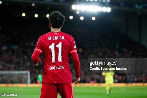 21-22 リバプール　サラー　NIKEオフィシャルユニフォーム