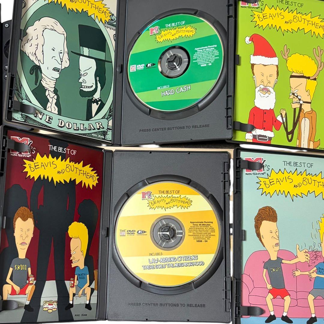 MTV ビーバス・アンド・バットヘッド DVD 4枚セット まとめて 北米版