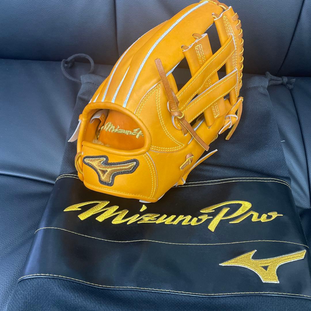 ミズノプロ　硬式グローブ　HAGA JAPAN