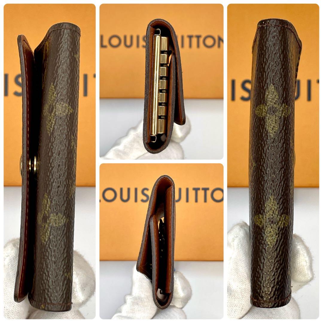 ルイヴィトン✨美品級 ミュルティクレ6 モノグラム 6連キーケース ブラウン