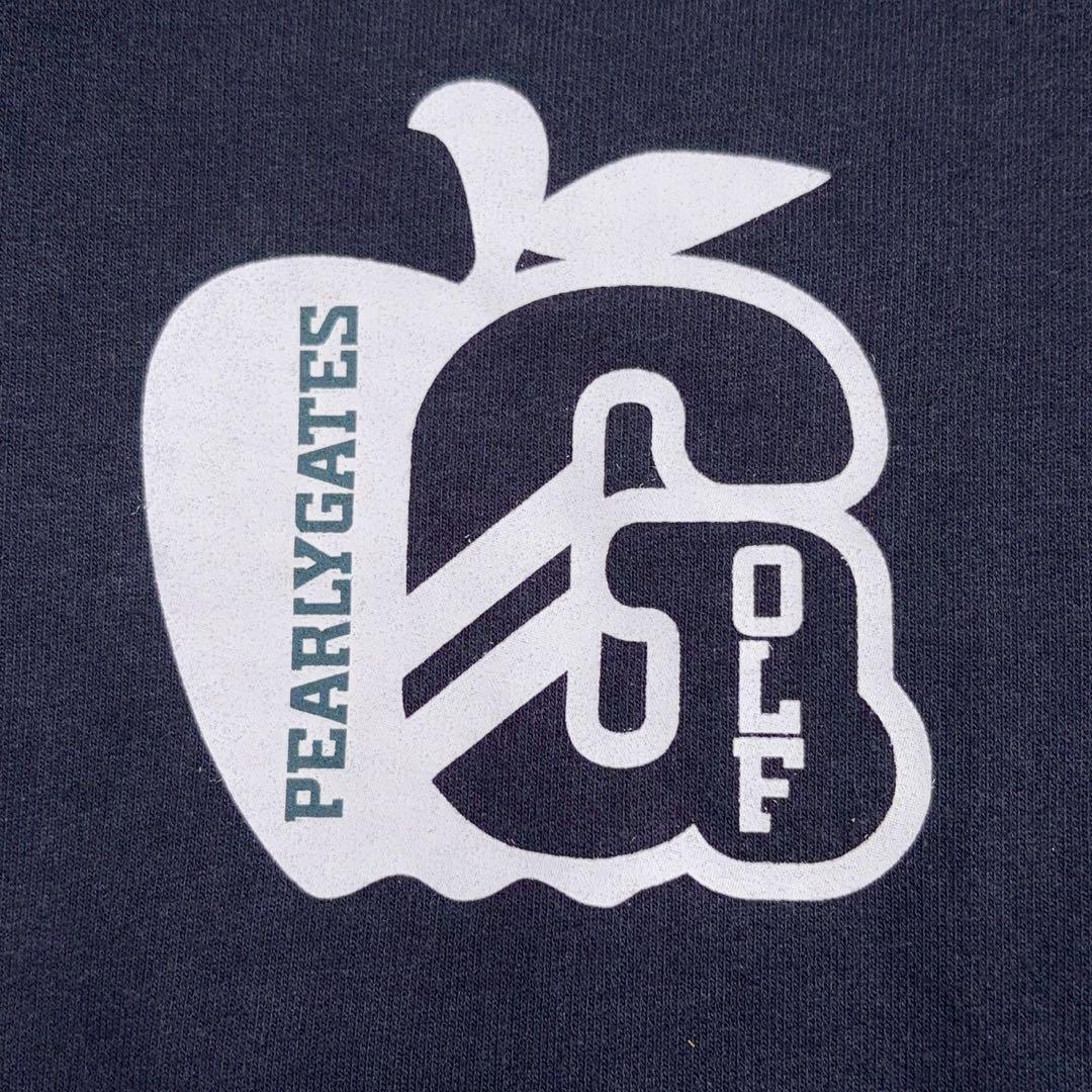 パーリーゲイツ】PEARLY GATES ゴルフ トレーナー リンゴ 刺繍 切替