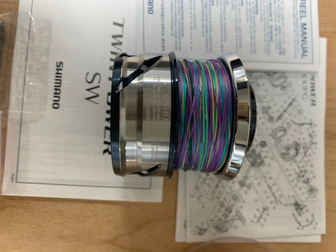 SHIMANO TWIN POWER SW 14000XG 予備スプールつき