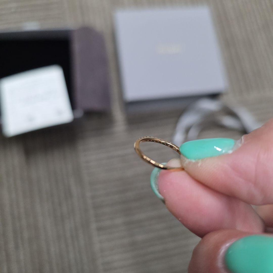 Hirotaka　 GOSSAMER ダイヤモンド &10K ピンキーリング