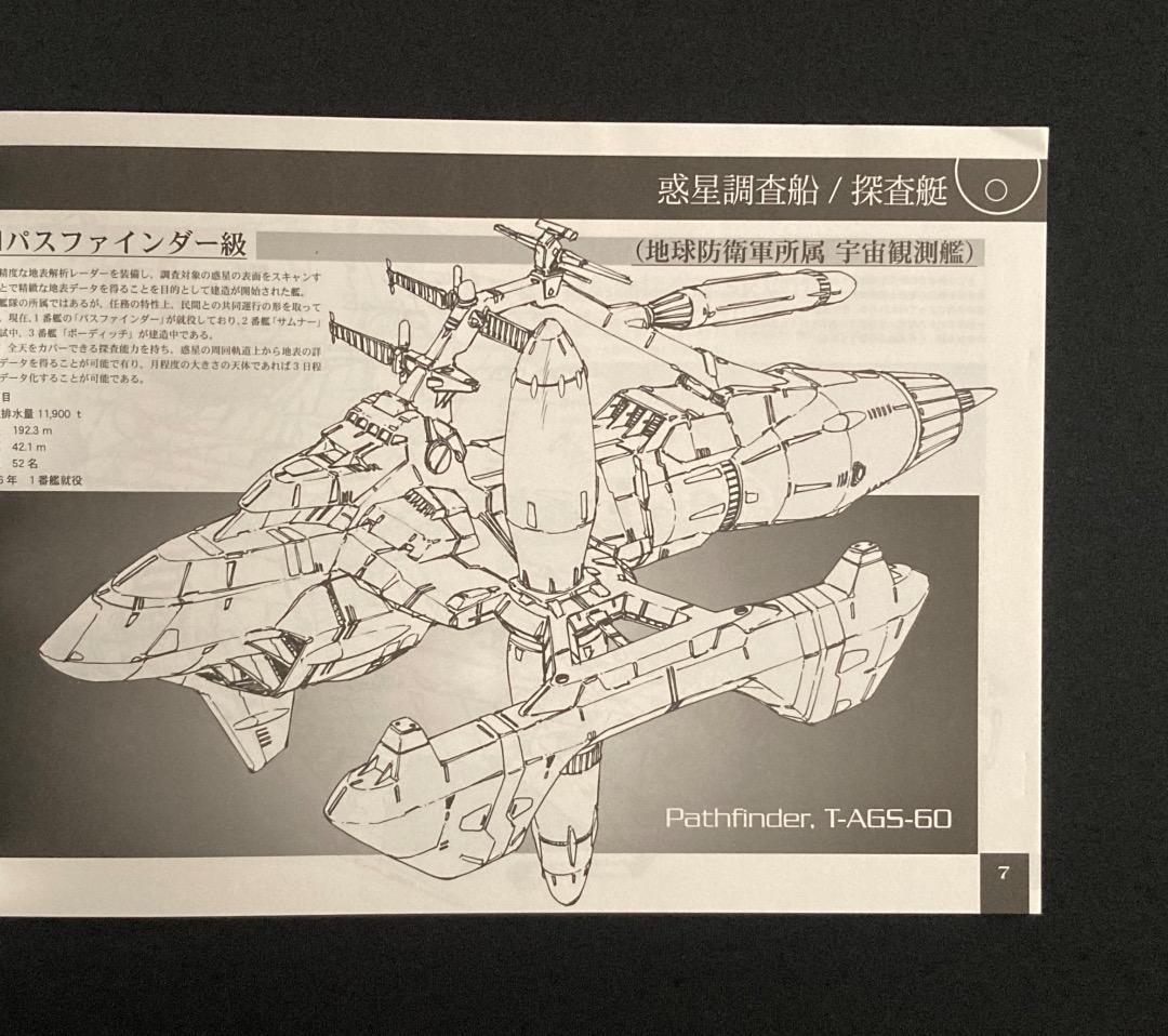 No.765《「宇宙戦艦ヤマト」同人誌》『機動宇宙軍艦艇イラスト集　3冊セット』