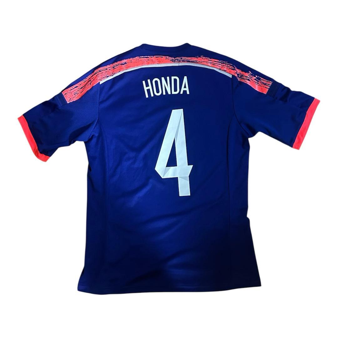 【美品】日本代表 2014 W杯 本田圭佑 ユニフォーム L 確実正規品