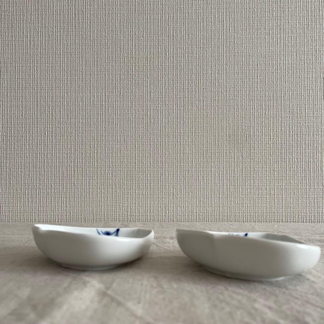 ロイヤル コペンハーゲン ブルーパルメッテ ペタルディッシュ　4個