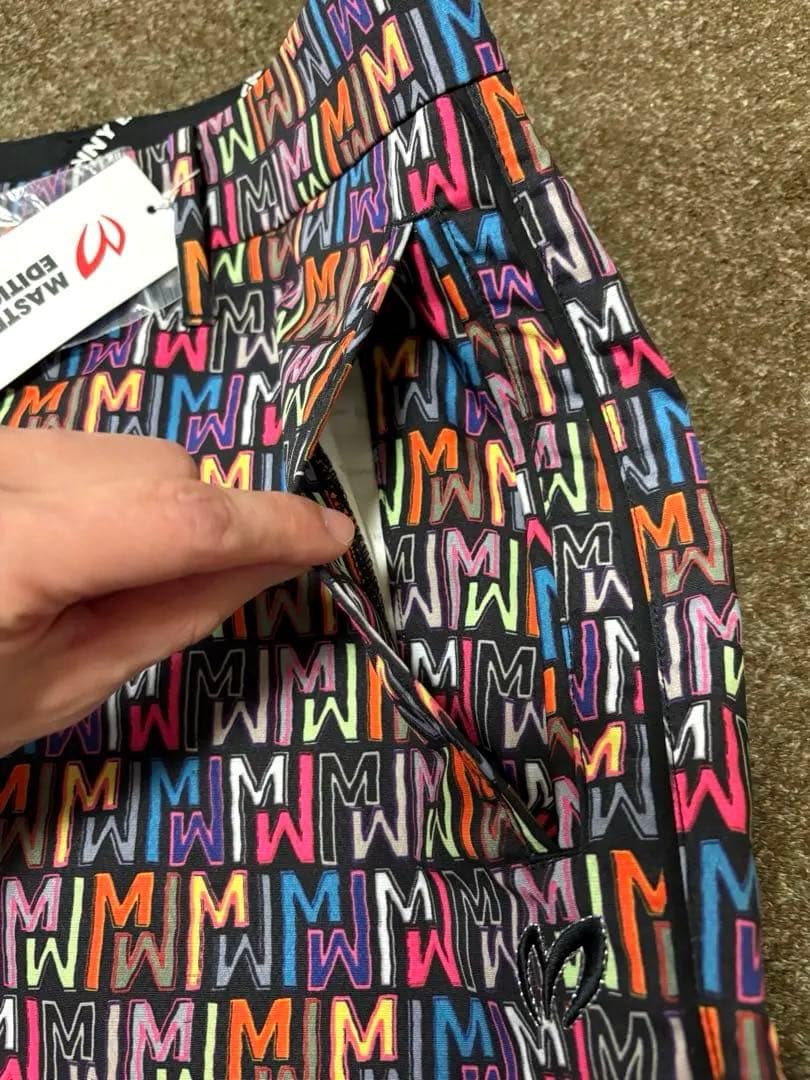 カラフルMパターン ゴルフパンツ サイズ5