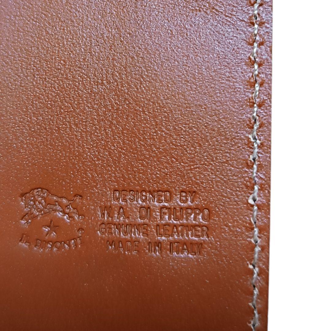 IL BISONTE キーケース 5連 ブラウン ヌメ革 レザー 正規品 証明書