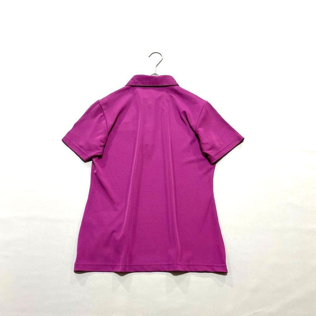 ラウドマウス　L 半袖ポロシャツ　レディース　パープル　デザインカラー