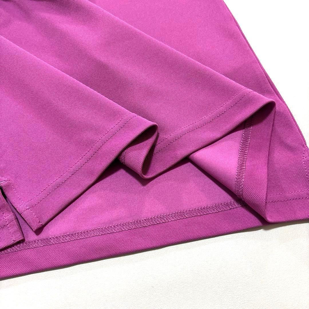 ラウドマウス　L 半袖ポロシャツ　レディース　パープル　デザインカラー