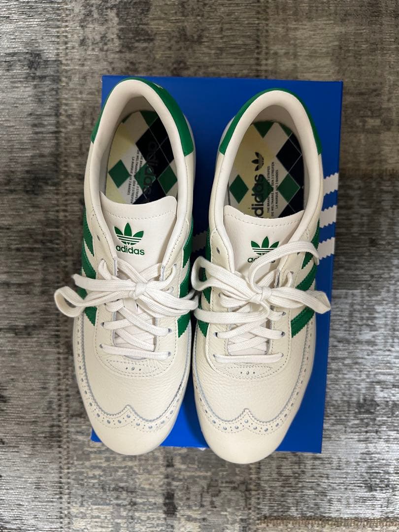 adidas ゴルフシューズ　ホワイト/グリーン