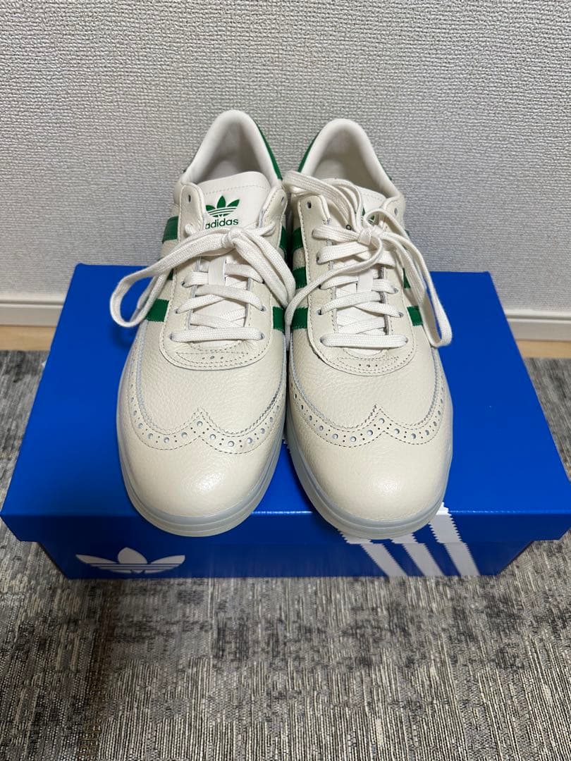 adidas ゴルフシューズ　ホワイト/グリーン