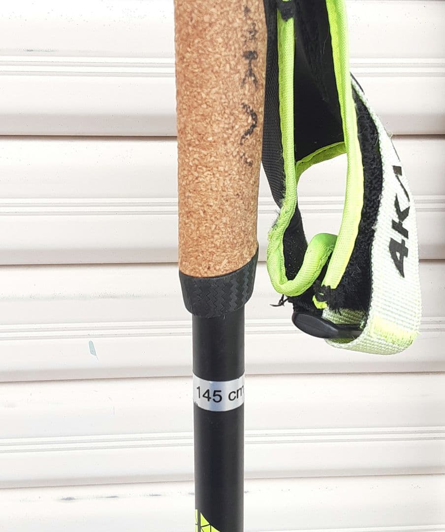 4KAAD クロスカントリースキーポール 145cm、140cm　2組セット