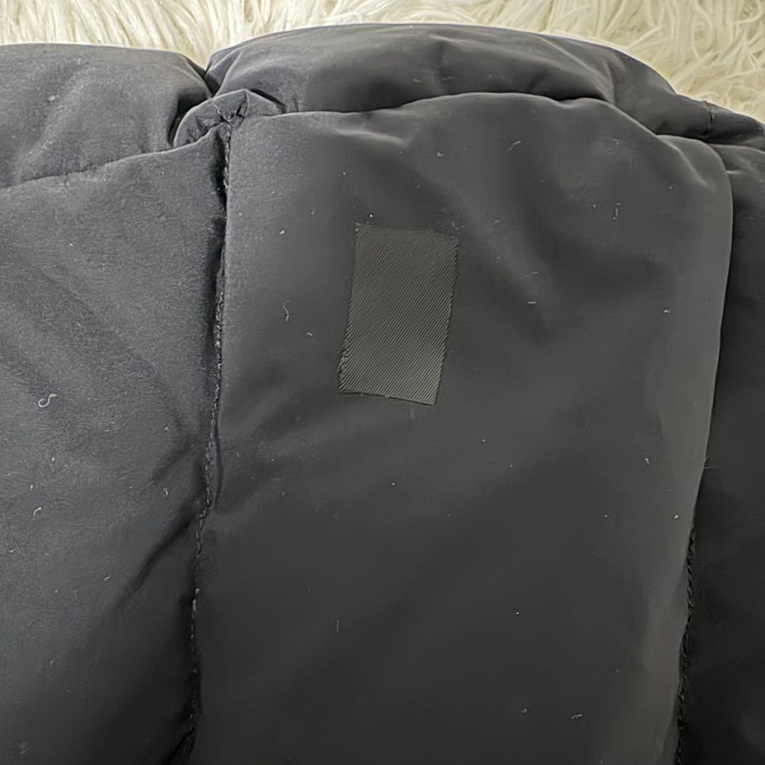 【TATRAS】タトラス フード付き ブラック ダウンベスト サイズ03