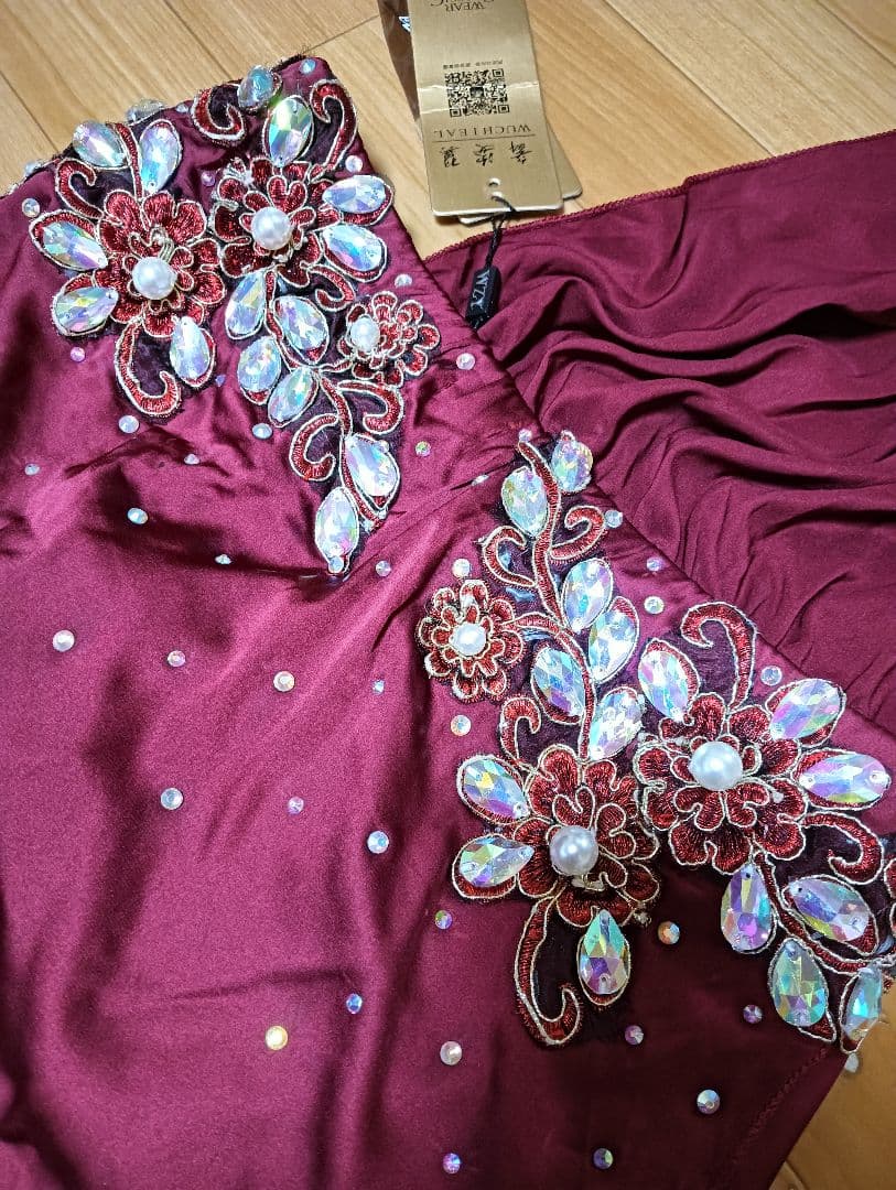 ベリーダンス♡レッド オリエンタル衣装 ＆レッスン着＆アクセサリー