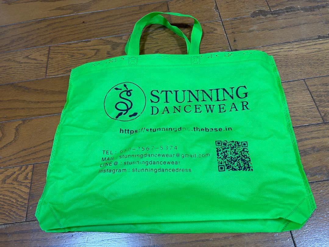 社交ダンス用 黒花柄ドレス