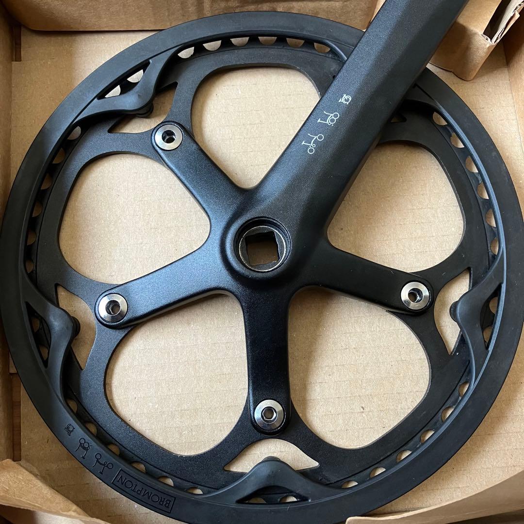 brompton クランク　ブラック　純正品　Pライン　50T