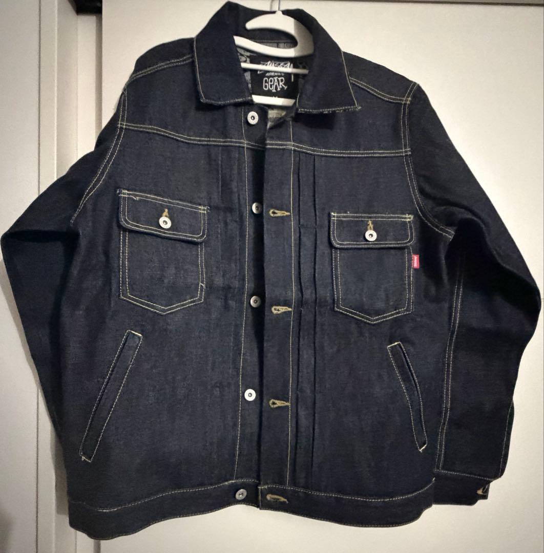 K*h様 濃紺 デニムジャケット オールドstussy