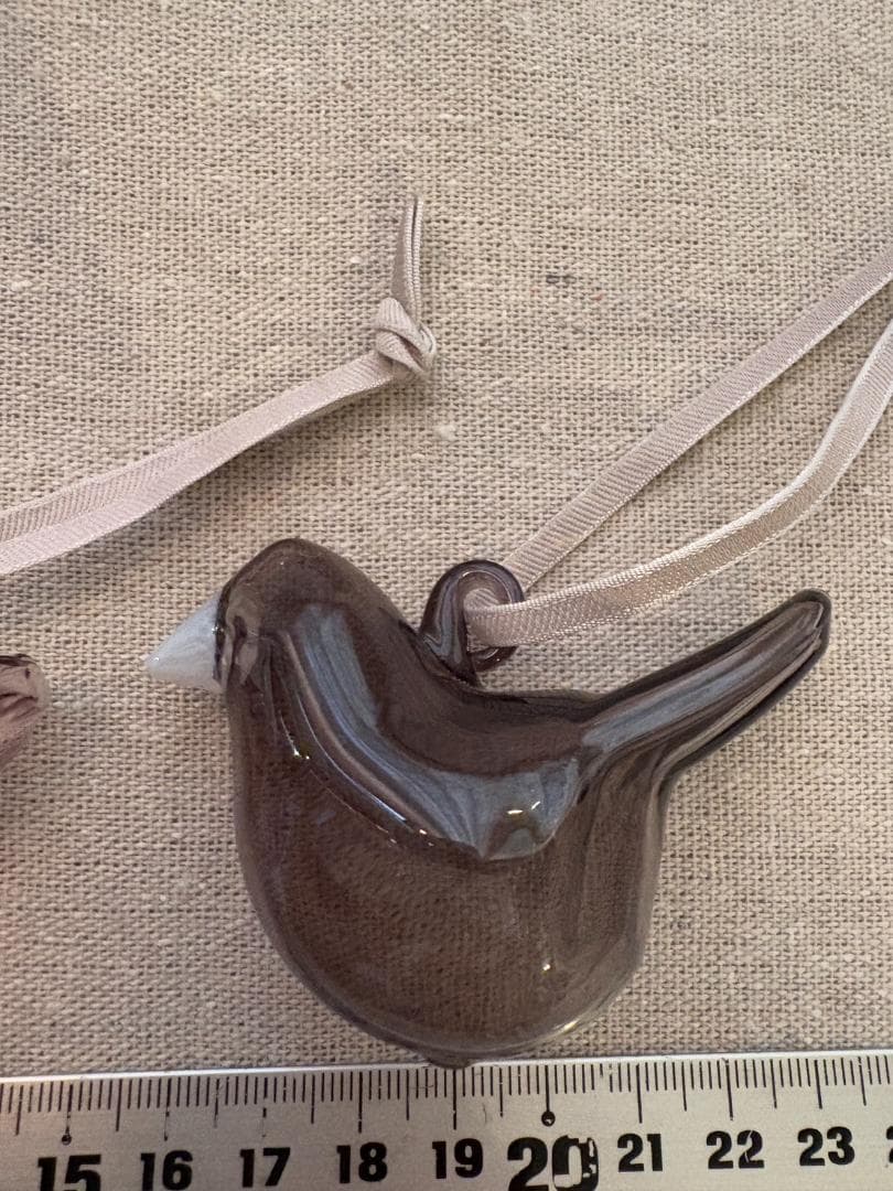 イッタラ  ガラスオーナメント バード 3個セット クリスマス鳥