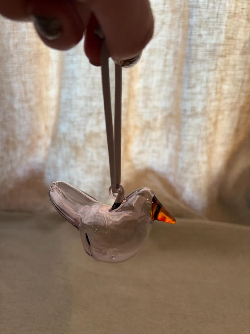 イッタラ  ガラスオーナメント バード 3個セット クリスマス鳥