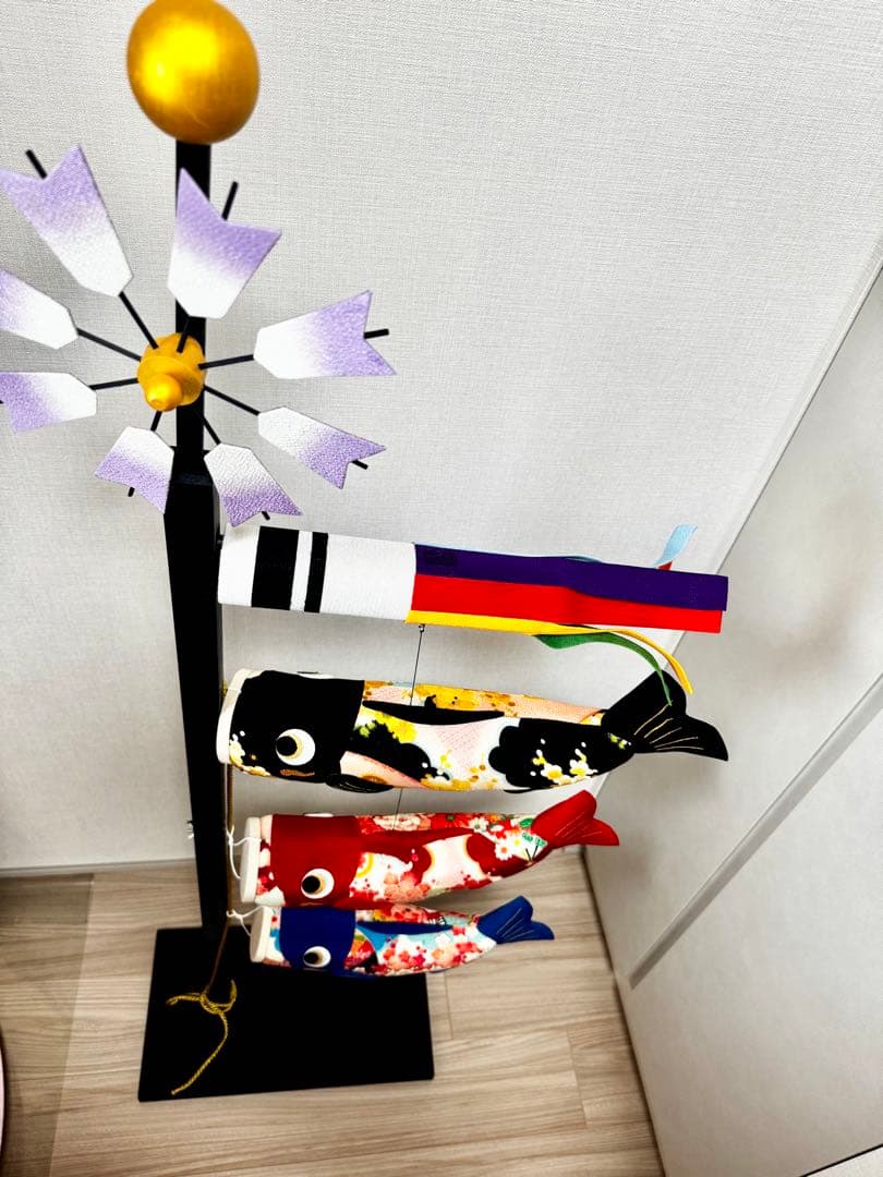 こいのぼりちりめん 室内用 日本製