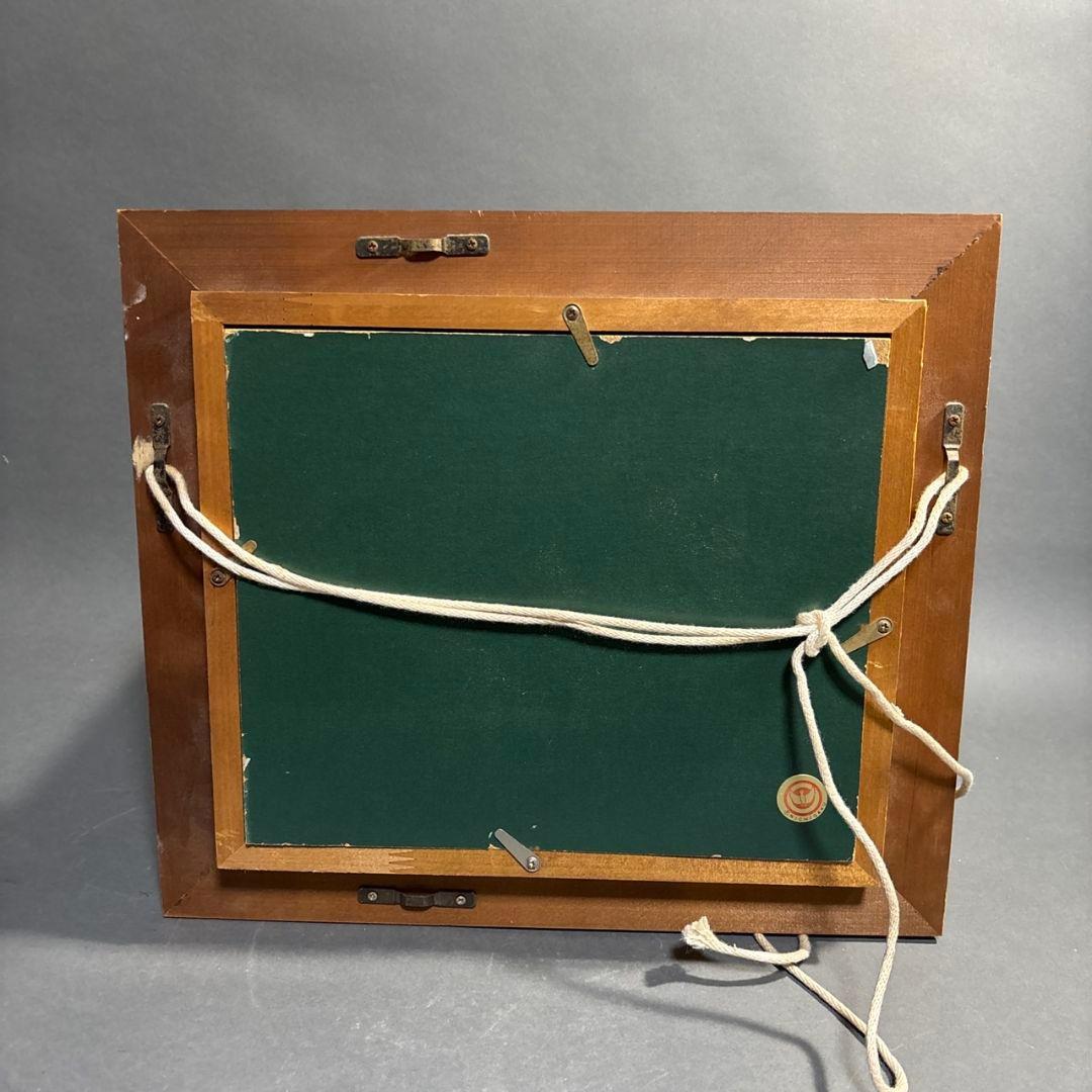 有田焼　琥山窯　陶板額　桜　金箔