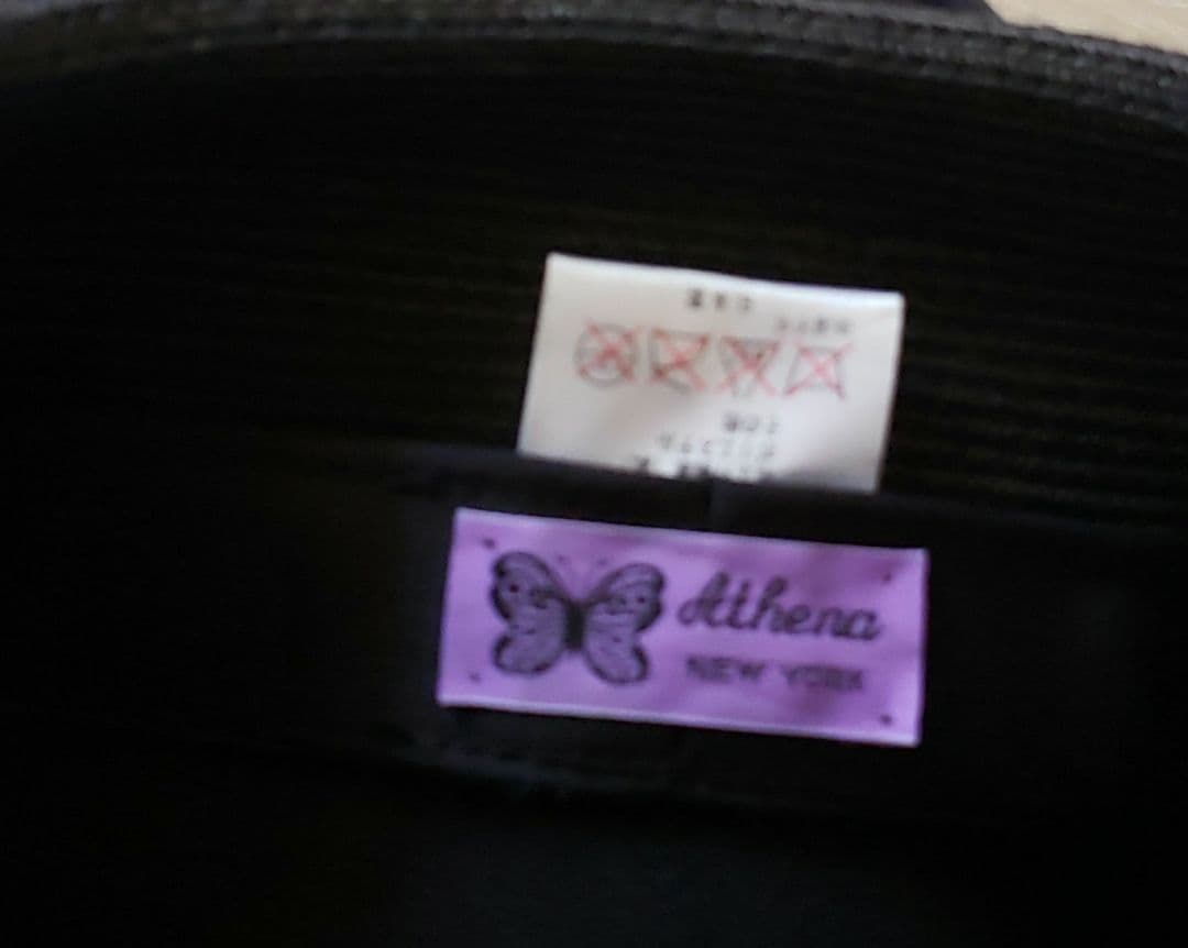 週末価格数回着用のみ☆25300円アシーナニューヨークサンバイザー黒