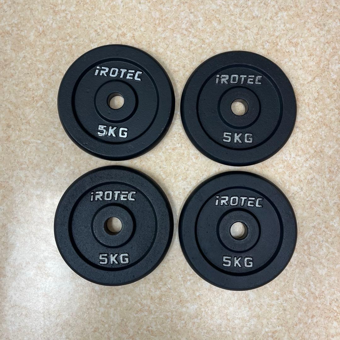 iROTEC アイアンプレート 5kg 4枚セット⑮