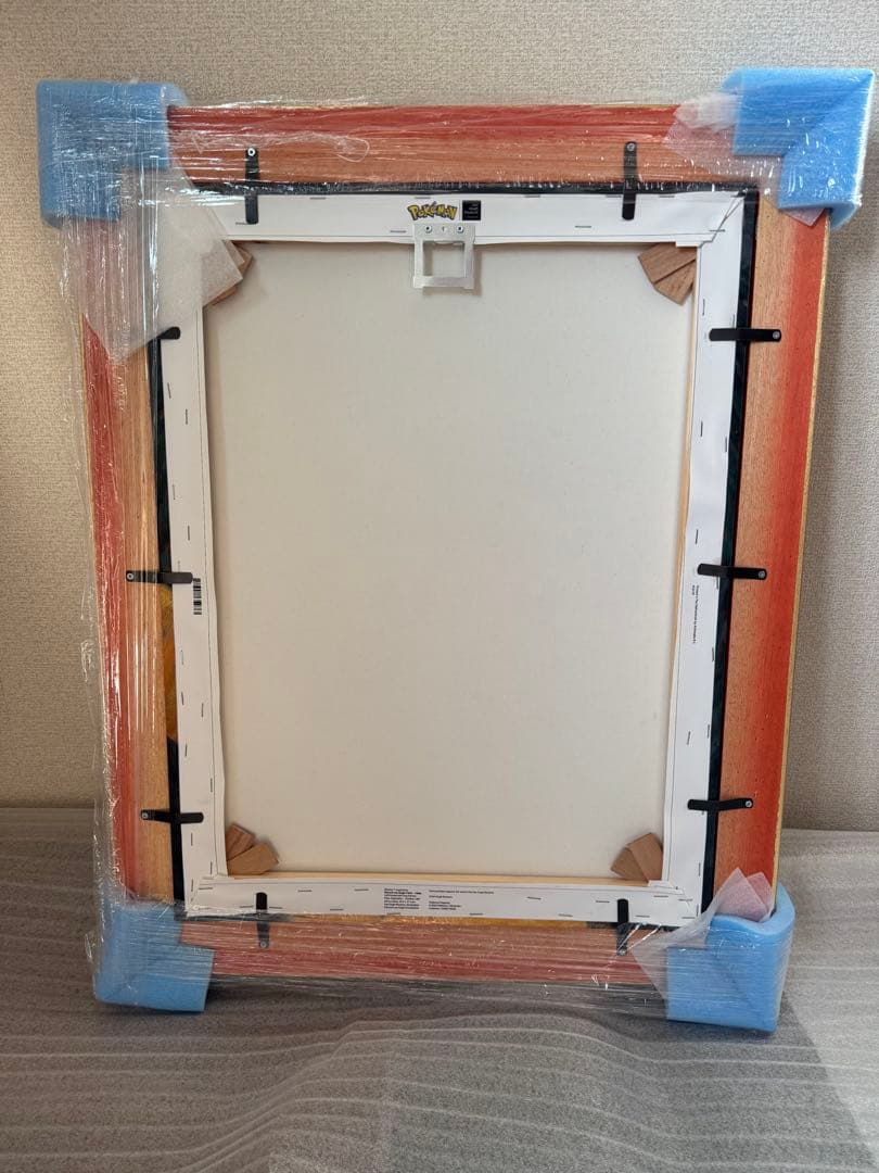 ゴッホ ピカチュウ キャンバスアート Mサイズ 65x50cm 金枠