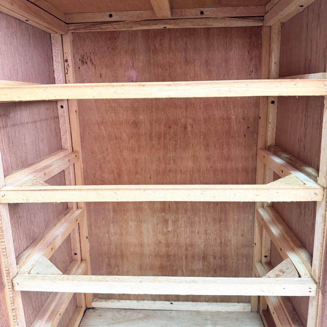 【美品】ラタン 5段チェスト 籐製 引き出し収納 アンティーク