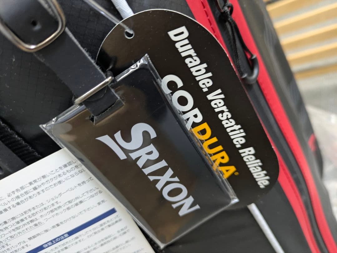 新品未使用品 タグ付 スリクソン SRIXON ゴルフ キャディバッグ 軽量！