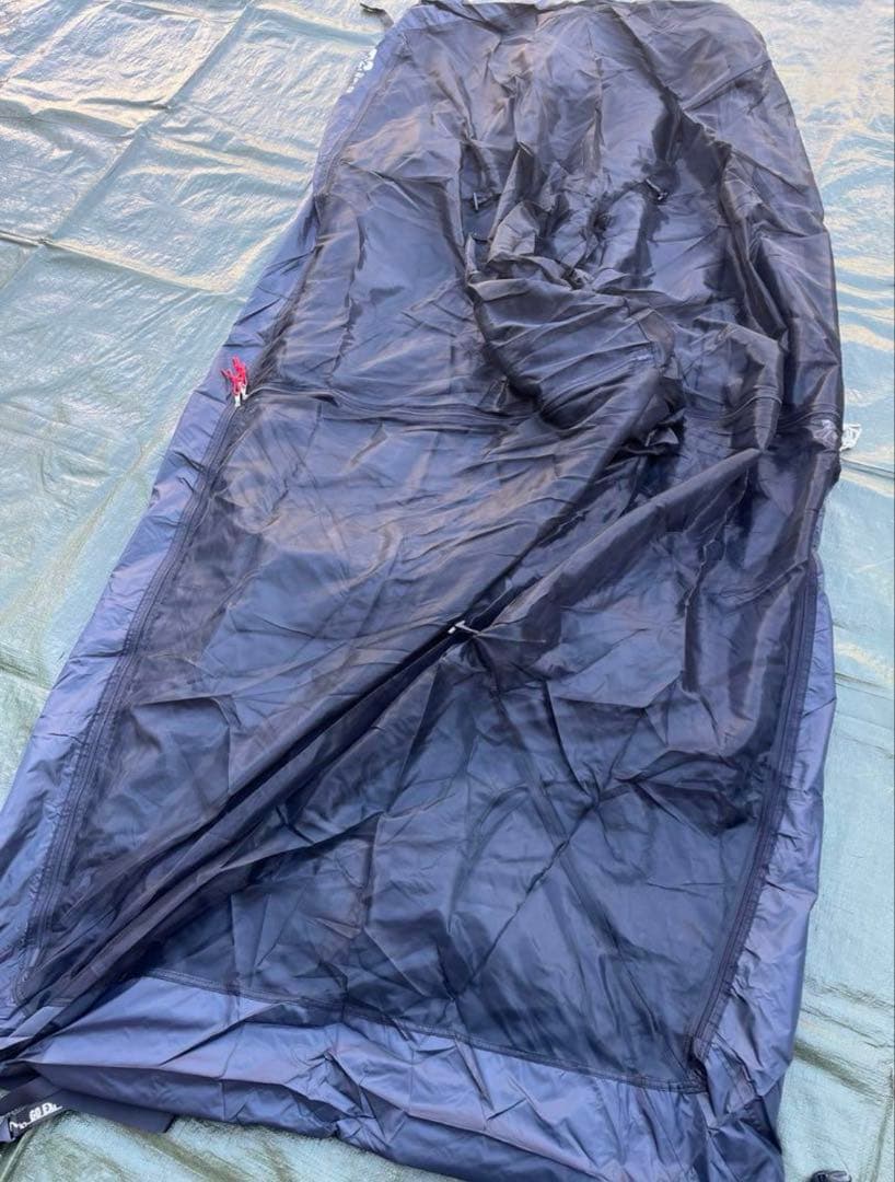 WAQ ALPHA TC ソロ用ティピテント、二股ポール、グランドシート付