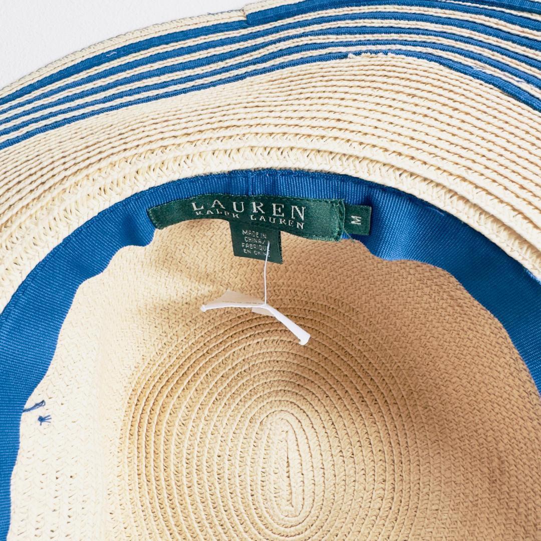 タグ付き【新品未使用】ローレンラルフローレン　ハット　麦わら帽子　帽子