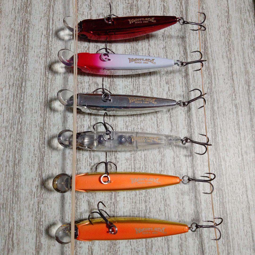 ウォーターランド　ジャークソニック55　６種類　シンキングミノー　ライトゲーム