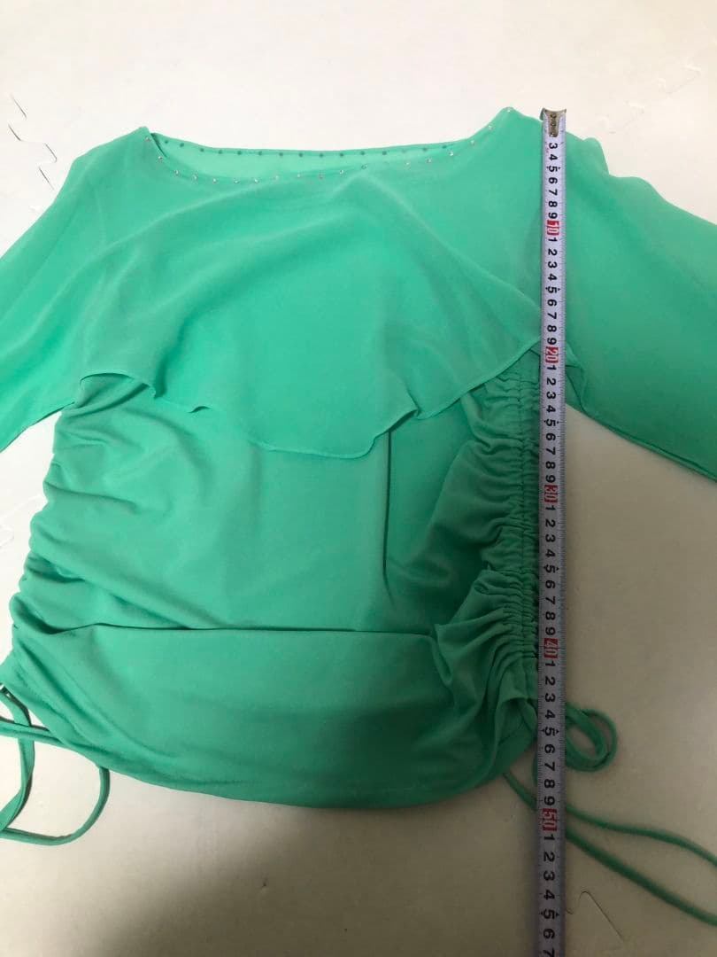 社交ダンス練習着パーティー。クリエイトサン現行デザイン上下セットアップドレス