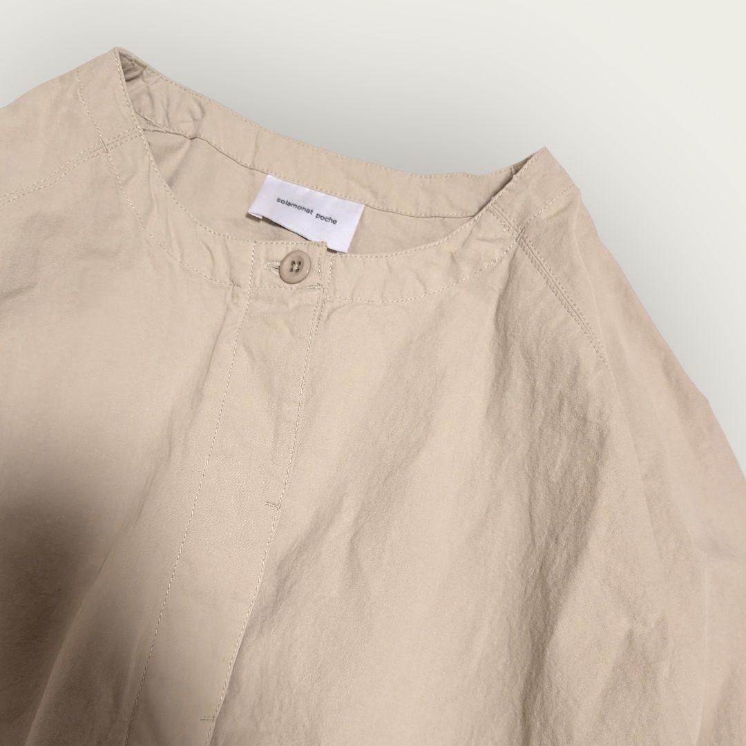 美品 ソラモナポッシェ 馬布3WAYジャケット ベスト付 ベージュ
