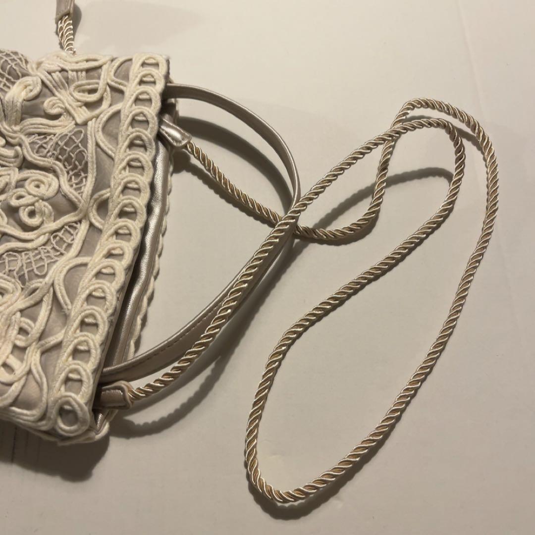 ANEMONE 刺繍巾着2WAYバッグ