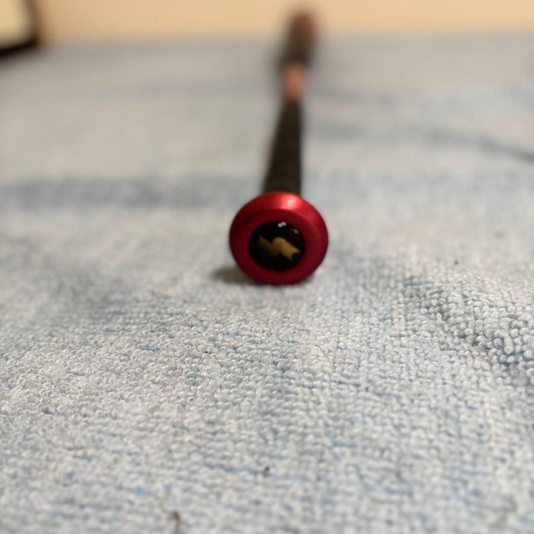 [美品]SSK MM23一般軟式バット 赤黒 バットケース付き