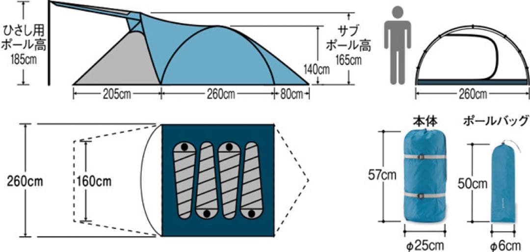 mont-bell クロノスキャビン4