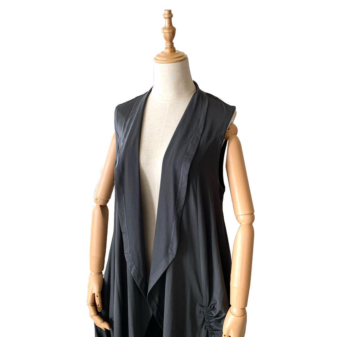 美品 EIKO KONDO エイココンドウ ロング ジレ ベスト F