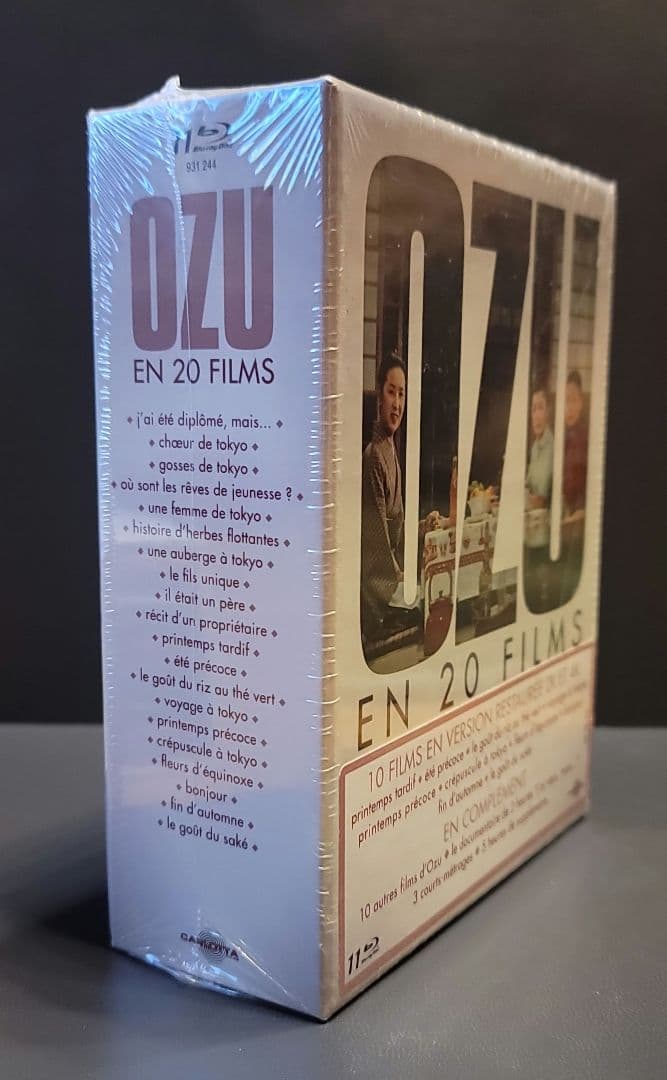 フランス語版 小津監督20作品「Coffret OZU en 20 Films」