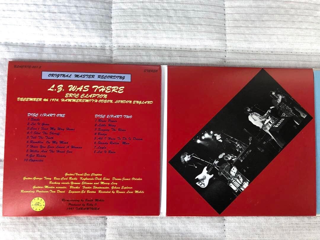 洋楽 ERIC CLAPTON LZ WAS WHERE