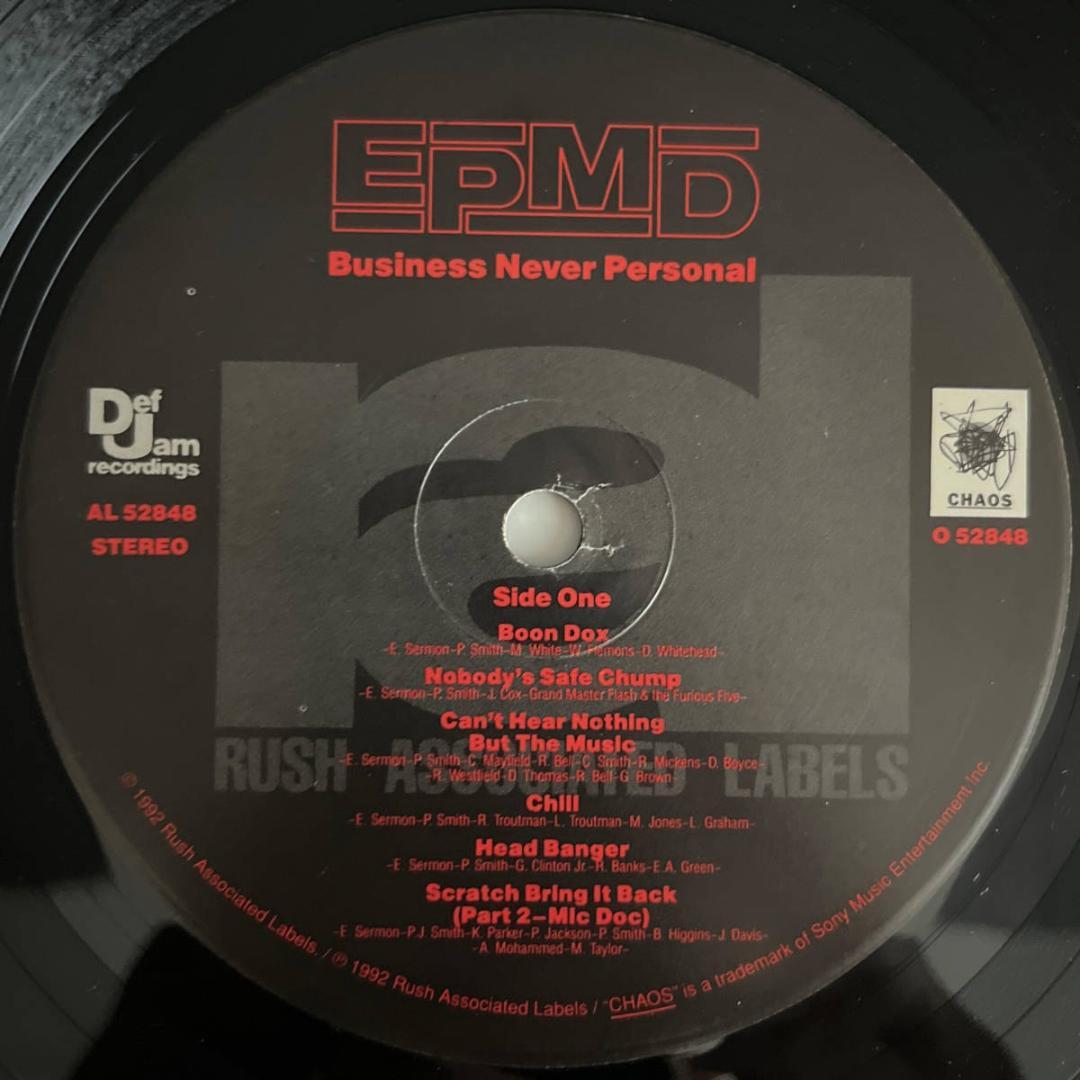 EPMD USオリジナルLP Business Never Personal