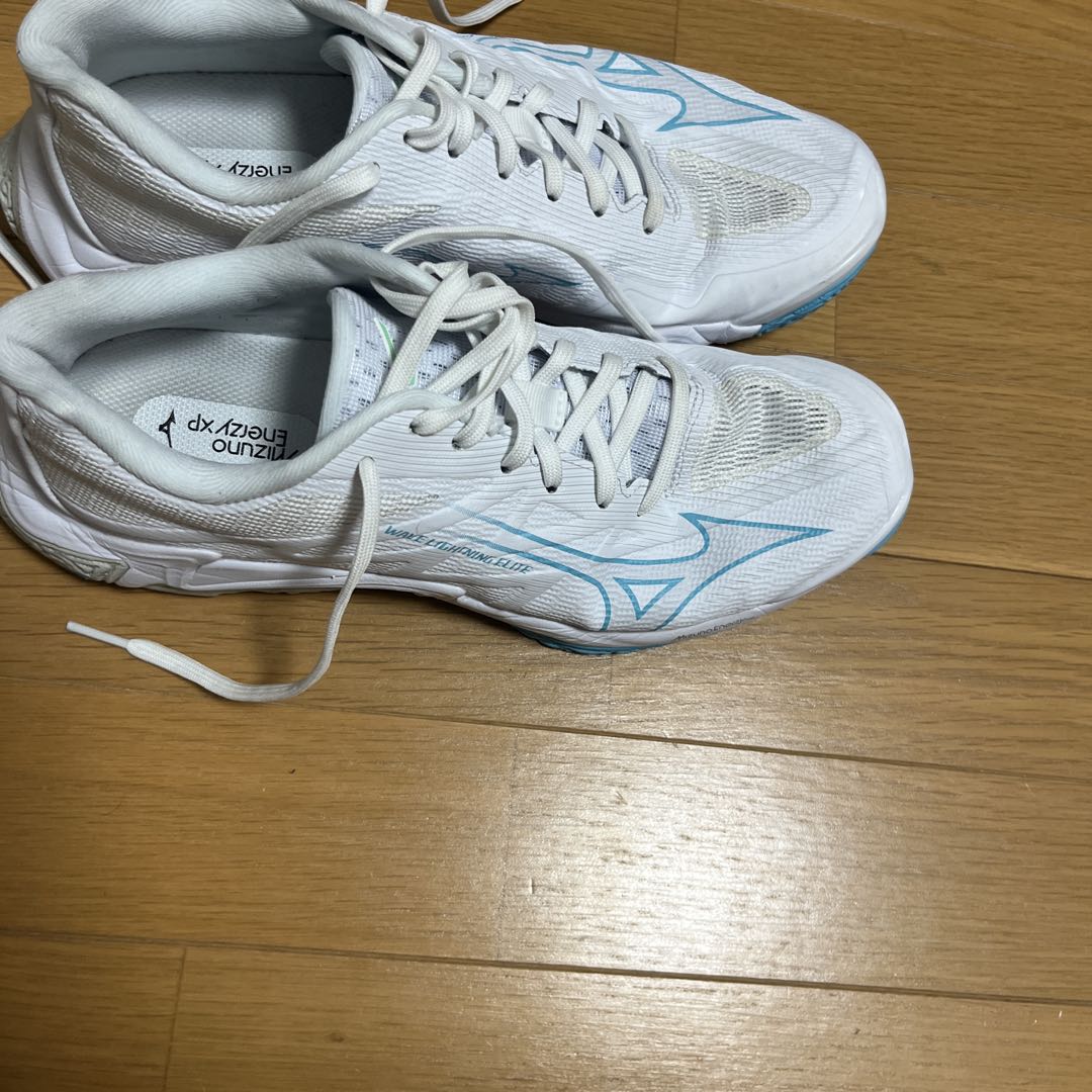 ELITE WAVE LIGHTNING ELITEバレーボールシューズ 白×緑