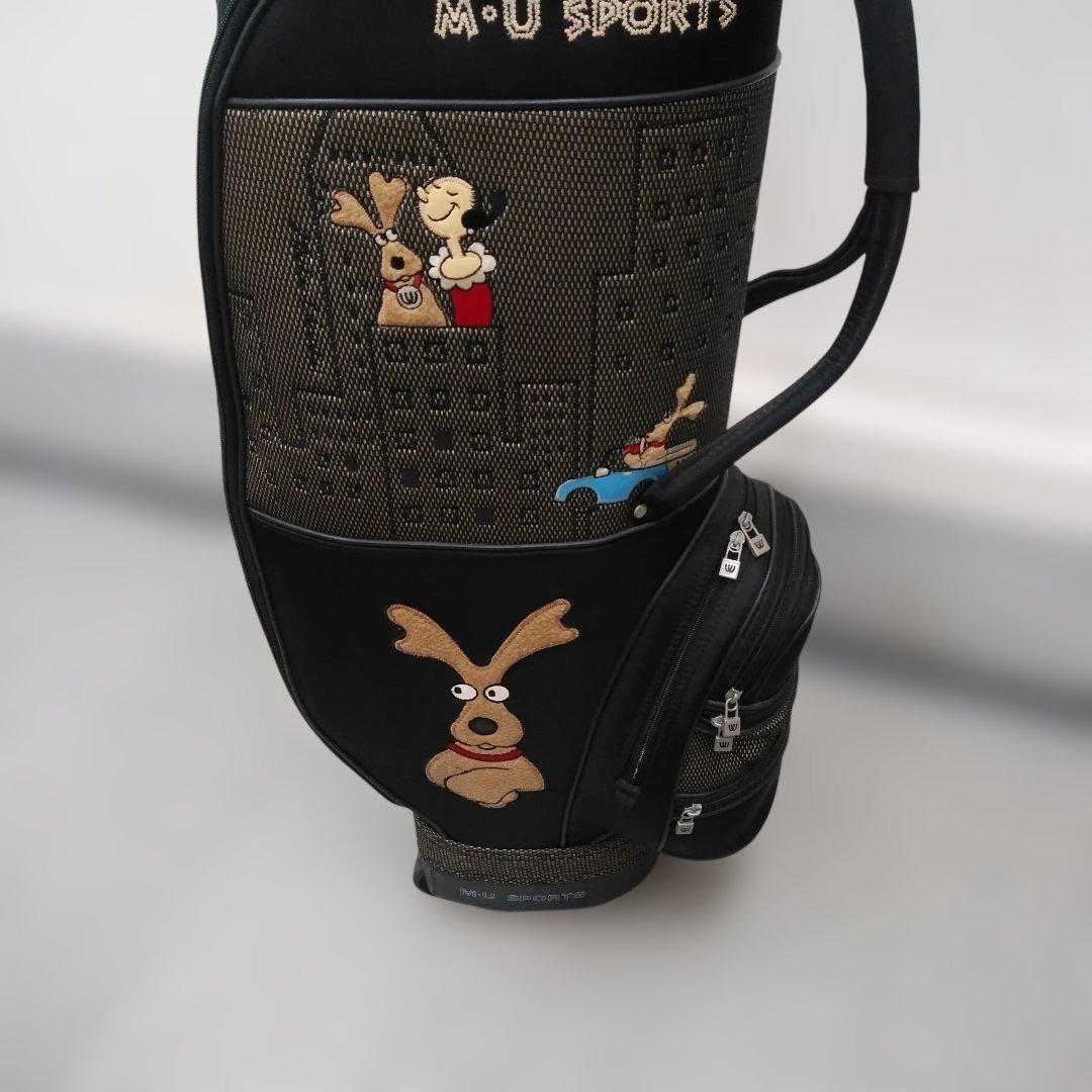 限界M・Uスポーツ オリーブキャラクターキャディーバッグ キャスター付き男女兼用